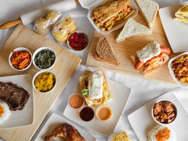TZB Catering breakfast presentation