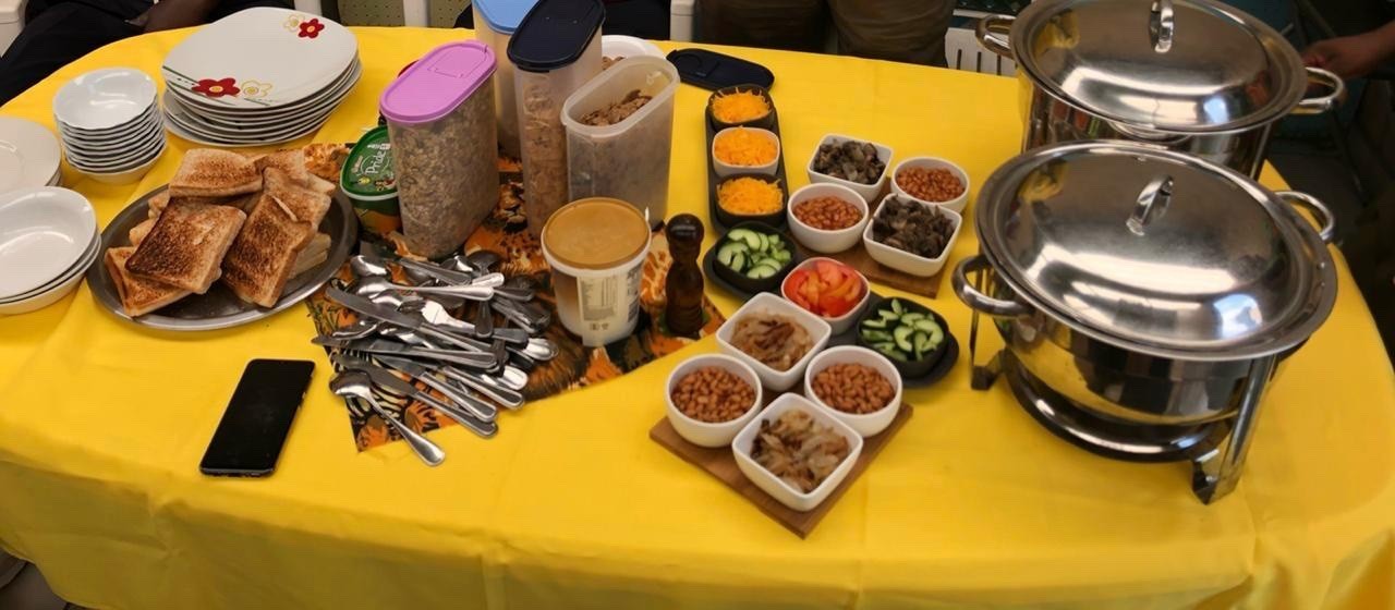 TZB Catering platter prepared for family or business guests