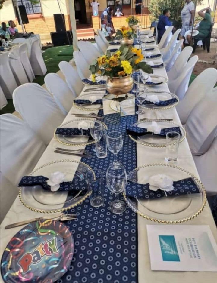 Event catering and décor presentation by TZB Catering
